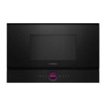 Micro-ondes Bosch Serie 8 BFL7221B1 21 Litres 900W avec écran TFT intégré