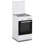 Cocina de gas Infiniton CC56BWC con Horno Funcíón Grill Blanca