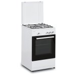 Cocina de gas Infiniton CC56BWC Blanco Ignición Automática Grill 555mm