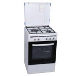 Cucina Indipendente Rommer ECH 352 FG 3 Zone Gas Nero Bianco Acciaio