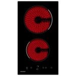 Placa de inducción Infiniton VIT2FBN 2 zonas 3000W 30 cm Negro encastrable Touch Placa de inducción Infiniton VIT2FBN 2 zonas 3000W 30 cm Negro encastrable Touch