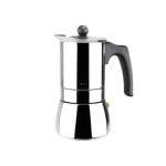 Kaffeemaschine Moka IBILI Rosso Edelstahl 4 Tassen 185 ml Induktion geeignet
