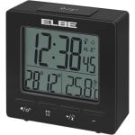 Réveil Elbe RD-005-N avec écran LCD 2,55", thermomètre, double alarme, répétition, noir Réveil Elbe RD-005-N avec écran LCD 2,55", thermomètre, double alarme, répétition, noir