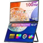 Écran double UPERFECT 18,5'' 100 Hz IPS Type-C empilable rotation à 360° sRGB VESA