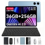 Blackview Mega 3 12GB/256GB, MTK G100, 2.5K 12.1 pollici più grande, 4G Android 15 8800 mAh, blu