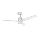 Ventilador de techo CFNP 3 aspas madera natural 132cm luz LED 6 velocidades mando Ventilador de techo CFNP 3 aspas madera natural 132cm luz LED 6 velocidades mando
