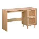 Escritorio Décor Tapa Melamina Alta Calidad Estructura Pino 2 Cajones Amplios