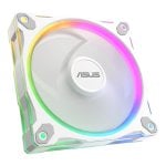 Ventilateur ASUS Prime MR120 Blanc ARGB Reverse 120mm, 1 ventilateur, Multicolore Ventilateur ASUS Prime MR120 Blanc ARGB Reverse 120mm, 1 ventilateur, Multicolore