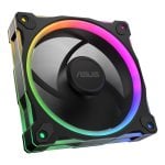 Ventilateur ASUS Prime MR120 Noir ARGB 12 cm, Compatible PWM, 1 LED Multi Ventilateur ASUS Prime MR120 Noir ARGB 12 cm, Compatible PWM, 1 LED Multi