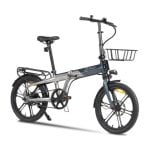 Bicicleta eléctrica YOUIN Praga Pro BK1850 plegable aluminio correa Gates 250W 60km FAT