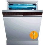 Máquina de Lavar Louça Midea 60 cm Aço Inoxidável 14 Serviços 10 Programas Integráveis Máquina de Lavar Louça Midea 60 cm Aço Inoxidável 14 Serviços 10 Programas Integráveis