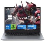 Portátil DU71 Intel Core N95 16GB 512GB SSD 17.3" FHD NVIDIA GeForce MX550 Gris