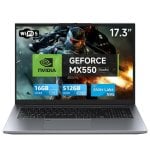 Portátil DU71 Intel Core N95 16GB 512GB SSD NVIDIA GeForce MX550 17.3" FHD Gris