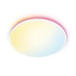 Luz de techo inteligente WiZ Rune LED 21W 2100lm Blanco Metal 2700-6500K Luz de techo inteligente WiZ Rune LED 21W 2100lm Blanco Metal 2700-6500K