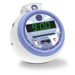 Radio Despertador Infantil con Proyector Animales USB Radio FM Display Digital Números Claros