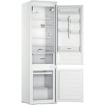 Réfrigérateur Whirlpool Combi 193cm 300L D Blanc Compartiment Zone Fraîche