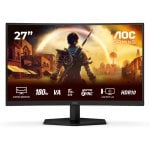 AOC C27G42E 27" Fast VA FullHD 180Hz HDR10 Altavoces Adaptive Sync Curvo AOC C27G42E 27" Fast VA FullHD 180Hz HDR10 Altavoces Adaptive Sync Curvo