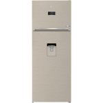 Frigorífico Beko Combi 185cm 406L E Bege Dispensador Água Zona Fresca