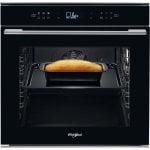 Horno eléctrico Whirlpool W7 OM4 4S1 P BL 73 L Noir avec fonction d'autonettoyage