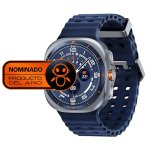 Samsung Galaxy Watch Ultra 4G GPS 47mm AMOLED Azul Titanio Resistência Militar IP68 10ATM
