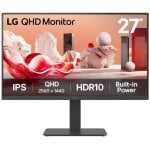 LG 27BA45QB-B 27" 2560x1440 75Hz IPS HDR10 Altavoces USB VESA KVM LG 27BA45QB-B 27" 2560x1440 75Hz IPS HDR10 Altavoces USB VESA KVM