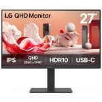 LG 27BA65QB-B Monitor 27" 2560x1440 100Hz IPS HDR10 USB-C com Altifalantes, Pivot e Altura Ajustável LG 27BA65QB-B Monitor 27" 2560x1440 100Hz IPS HDR10 USB-C com Altifalantes, Pivot e Altura Ajustável