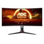 AOC CU34G2XPD/BK 34" WQHD 180Hz Fast VA Curvo HDR400 FreeSync Premium USB-C
