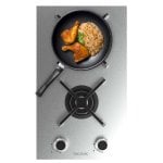 Bolero Squad G 2400S Inox 2 Fuegos Gas Inoxidable 5,2kW Triple Corona WOK Encendido Electrónico