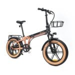 Bicicleta eléctrica YOUIN Dallas BK1650 Fat plegable 250W 60km aluminio suspensión 20"