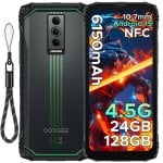 DOOGEE Blade10 Energy Smartphone, 4 GB, 128 GB, Octa-Core, 6,56 Zoll, 6150 mAh, IP68/69K, Android 15, Grün DOOGEE Blade10 Energy Smartphone, 4 GB, 128 GB, Octa-Core, 6,56 Zoll, 6150 mAh, IP68/69K, Android 15, Grün