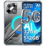 Smartphone DOOGEE Blade GT Pro 5G 12GB 512GB Ecrã de 6,72" 120Hz Câmara de 100MP Bateria de 5800mAh Prata Smartphone DOOGEE Blade GT Pro 5G 12GB 512GB Ecrã de 6,72" 120Hz Câmara de 100MP Bateria de 5800mAh Prata
