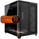 Boîtier Corsair AIR 5400 RS-R ARGB Verre Trempé Triple Chambre Noir