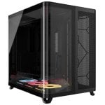 Boîtier en verre trempé triple chambre Corsair AIR 5400 LX-R Link RGB, noir Boîtier en verre trempé triple chambre Corsair AIR 5400 LX-R Link RGB, noir