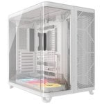 Boîtier Corsair AIR 5400 LX-R LINK Blanc Verre Trempé Triple Chambre RGB Boîtier Corsair AIR 5400 LX-R LINK Blanc Verre Trempé Triple Chambre RGB