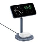 Baseus Orbit 2 Pro Soporte para Smartphone Carga Inalámbrica iPhone Ventilación 20W Gris