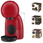 Krups Piccolo XS Cafetera Dolce Gusto Rojo + Cápsulas (3x16uds) Krups Piccolo XS Cafetera Dolce Gusto Rojo + Cápsulas (3x16uds)