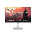Monitor JAPANNEXT 27" WQHD 300Hz IPS G-Sync FreeSync HDR Altura/Incl. Altavoces Monitor JAPANNEXT 27" WQHD 300Hz IPS G-Sync FreeSync HDR Altura/Incl. Altavoces