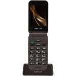 myPhone Harmony 4G 2,8" + 1,44" LTE Praline Collection Braun, 1300 mAh, Kamera 2 MP