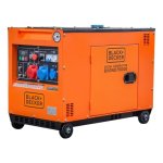 Generador diésel 4 tiempos  ATS, motor inyección directa, alternador cobre, triple enchufe 7,5KVA / 5,4KW