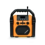 Radio de obra FM Bluetooth 30W, IPX54, Aux-IN, salida auriculares, portátil, alimentación dual Radio de obra FM Bluetooth 30W, IPX54, Aux-IN, salida auriculares, portátil, alimentación dual