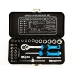 Juego de herramientas smartGyro SG27-465 34 piezas con maletín metálico universal negro azul Juego de herramientas smartGyro SG27-465 34 piezas con maletín metálico universal negro azul