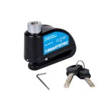 Candado disco antirrobo con alarma 100dB, 2 llaves, resistente a cortes y agua para patinetes y bicicletas Candado disco antirrobo con alarma 100dB, 2 llaves, resistente a cortes y agua para patinetes y bicicletas