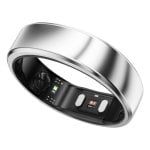 Anillo Intelligent Sportif RingConn Gen 2 - 12 mAh, A Prueba de Agua, IP68, Plata