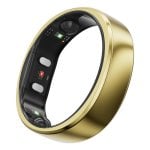 RingConn Gen 2, Anillo intelligent, 12 mAh, A prueba de agua, IP68, Oro