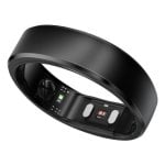 Anillo intelligent RingConn Gen 2, 15 mAh, A prueba de agua, Negro