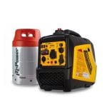 Generador Inverter Dual Fuel Kompak KGG20EI-DF Gasolina/Gas, onda sinusoidal pura, bajo consumo