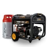 Generador Dual Fuel Full Power KOMPAK, Monofásico/Trifásico, Gasolina y LPG