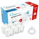 Filtro de Água Universal AQUAnatur+ para jarros filtrantes, 4 etapas, 150L, elimina metais pesados
