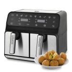 Freidora de aire TM Electron TMPFR200 dual 8L 1700W con pantalla digital y dos cestas independientes
