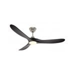 Ventilador de teto CasaFan ECO GENUINO-L 152cm DC preto/cromado comando reversível